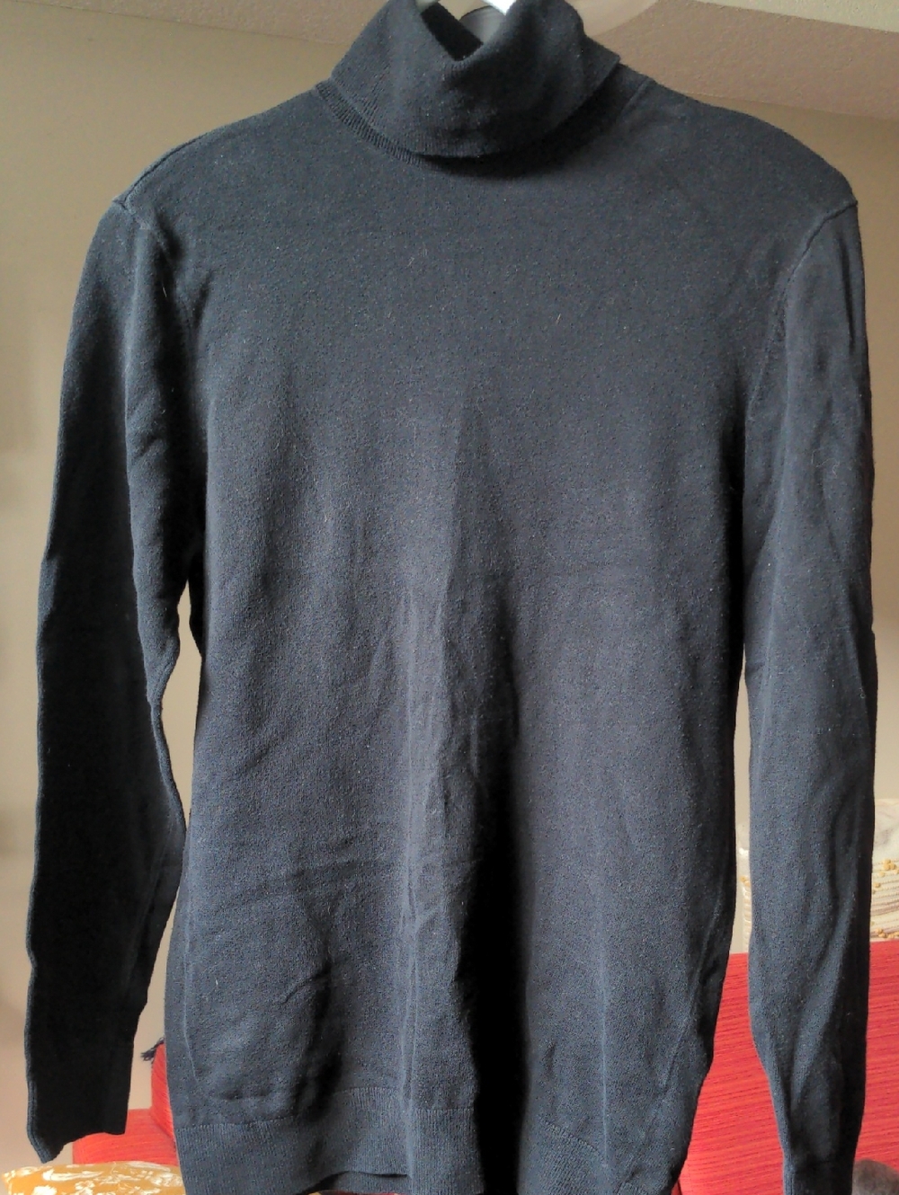 H&M Men's Black Turtleneck Sweater